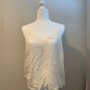 Abercrombie off white lace cami.  NWOT. Size large